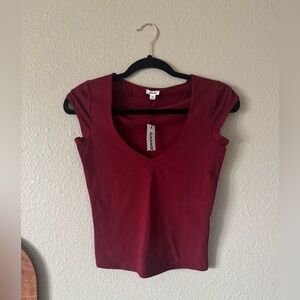 Garage V-Neck Top